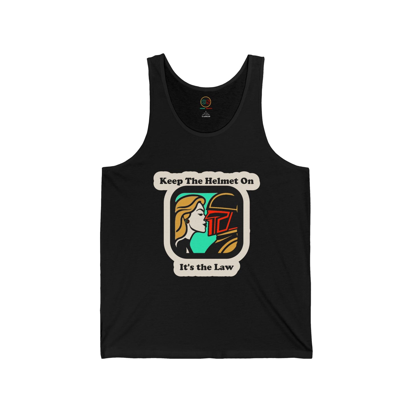 Keep the Helmet On Unisex Jersey Tank Cinema Siblings Episode Dredd The Perfect Reboot