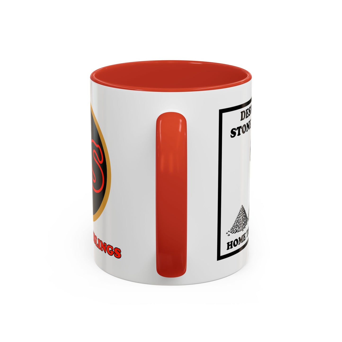 Designated Stone Thrower - Coffee Mug (11, 15oz) Cinema Siblings - The Blood of Heroes - A Post Apocalyptic Rose by Any Name