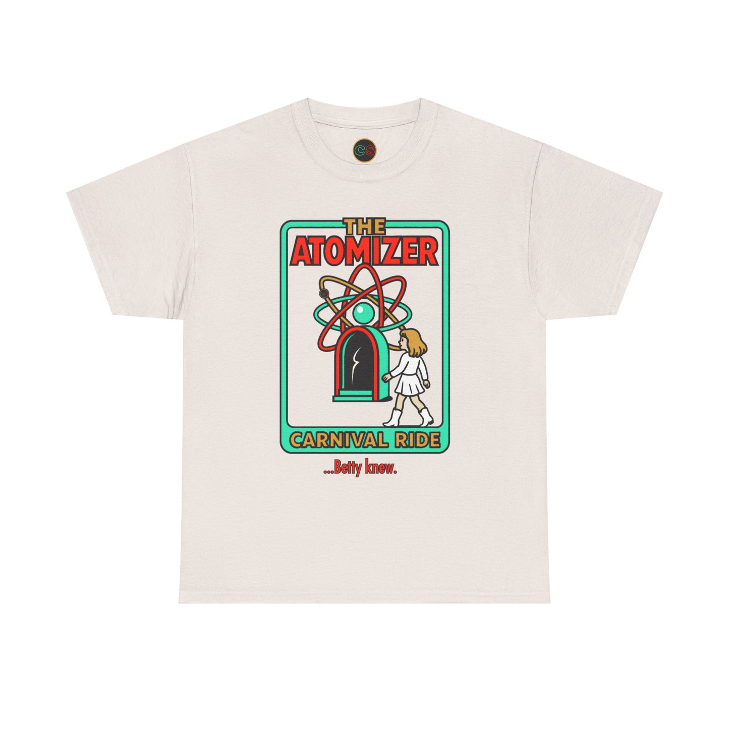 The Atomizer - Betty Knew - Unisex Heavy Cotton Tee - Splash, Mannequin & Weird Science 1980's Manic Pixie Dream Pygmalion