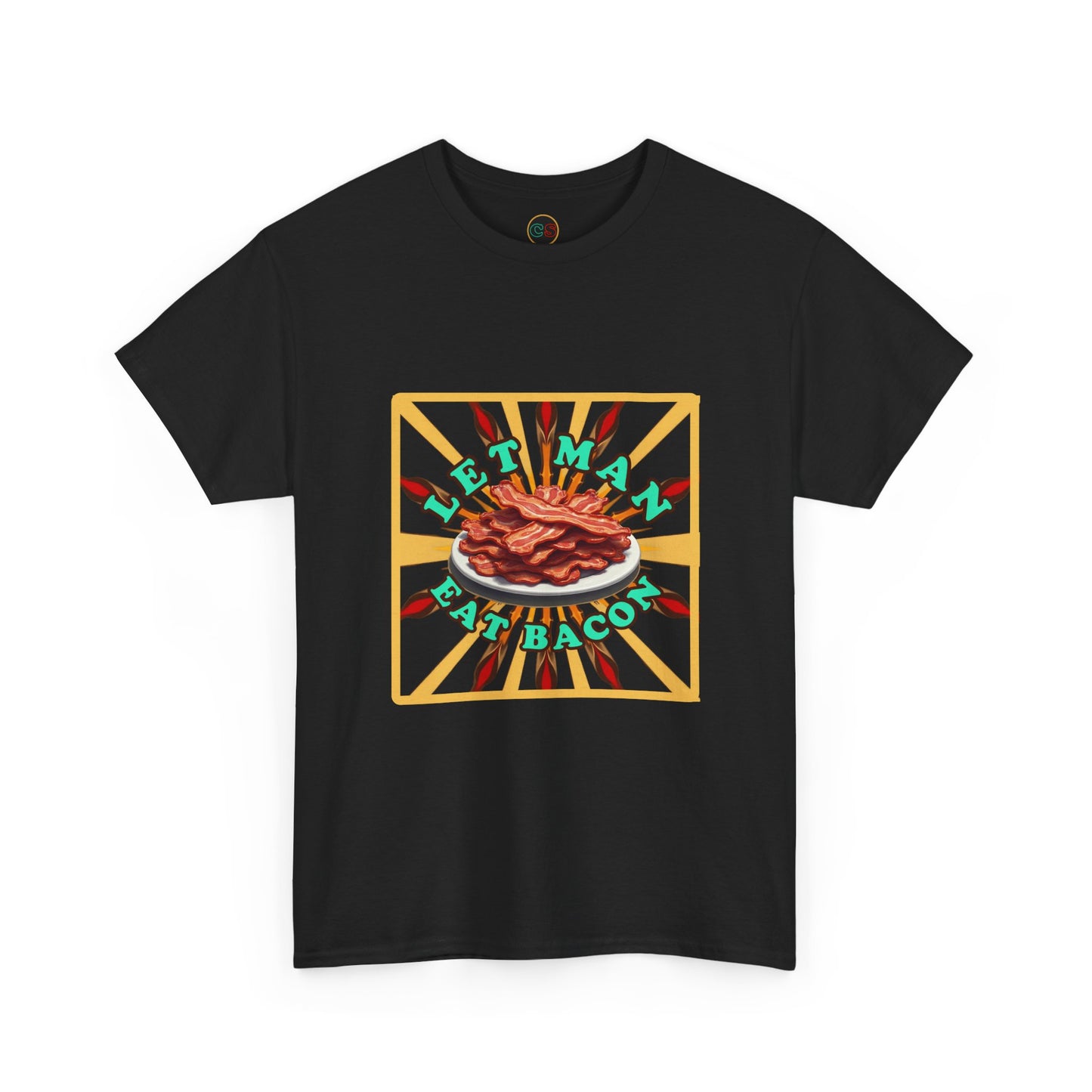 Let Man Eat Bacon - Unisex Heavy Cotton Tee Cinema Siblings - Stranger Things: Judging the Wheelers