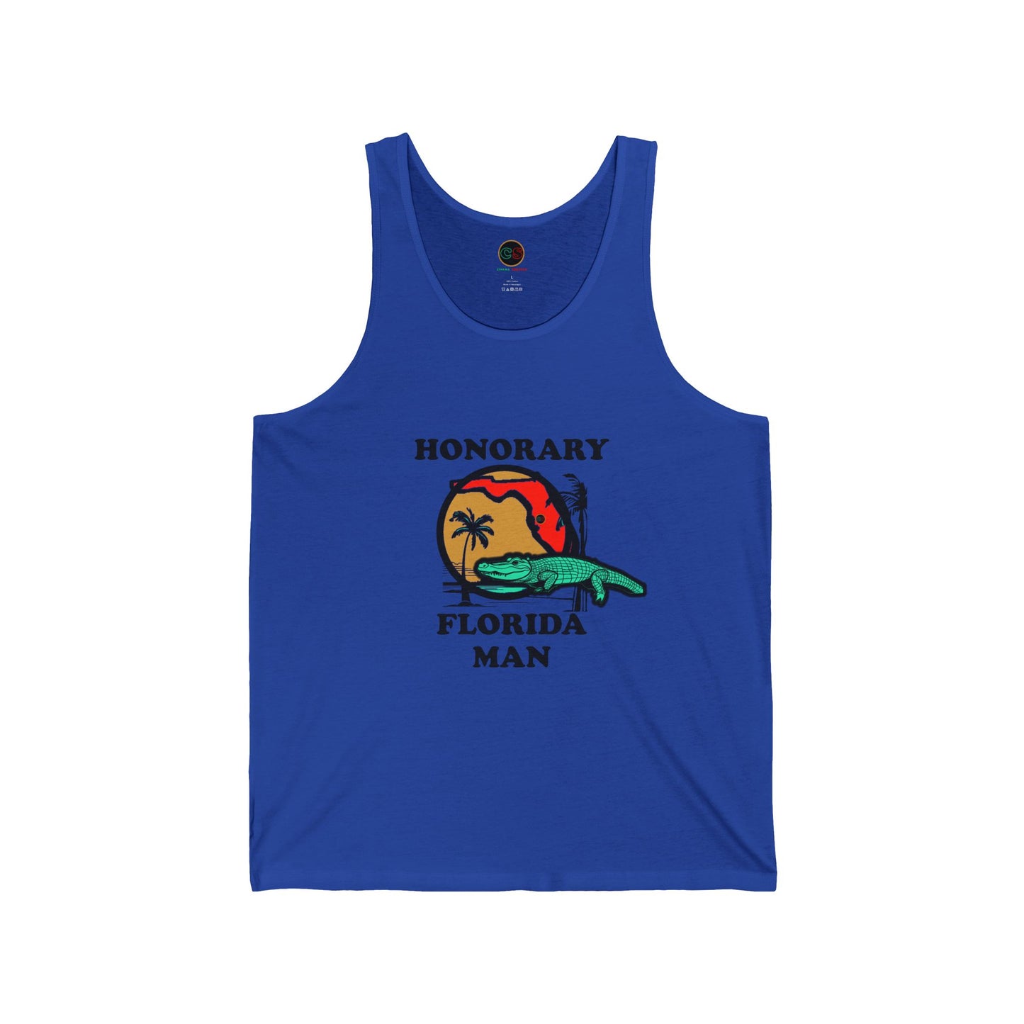 Honorary Florida Man Unisex Jersey Tank Cinema Siblings Episode There Can Be No Road Warrior Without Mad Max