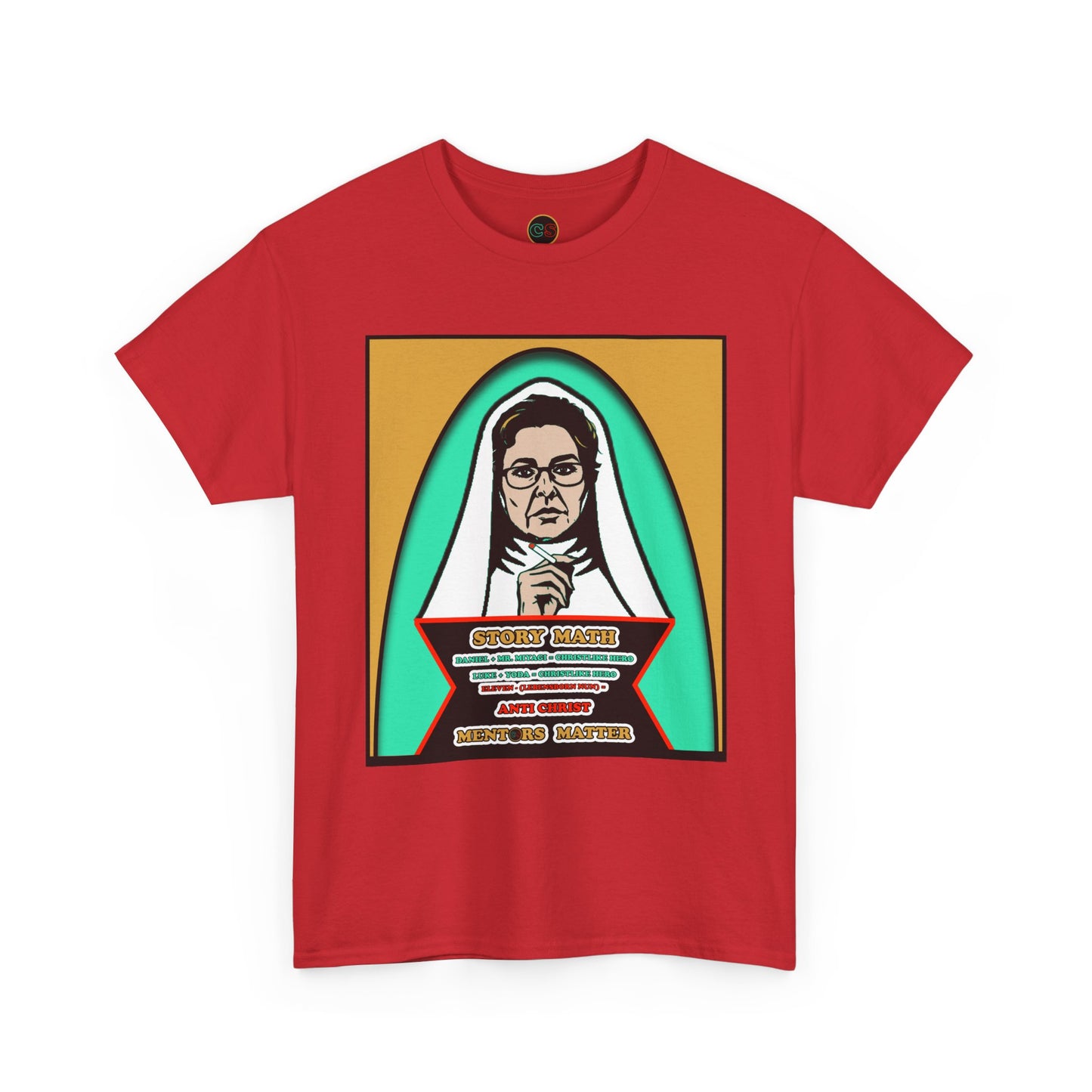 Mentors Matter - Unisex Heavy Cotton Tee Cinema Siblings - How Catholicism Could Have Saved Stranger Things
