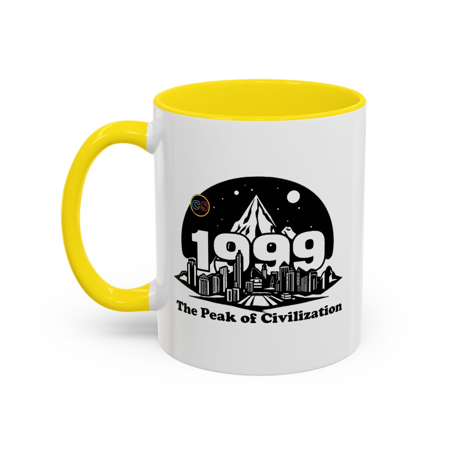 Accent Coffee Mug Cinema Siblings Episode Office Space, Matrix and Fight Club 1999 The Peak of Civilization