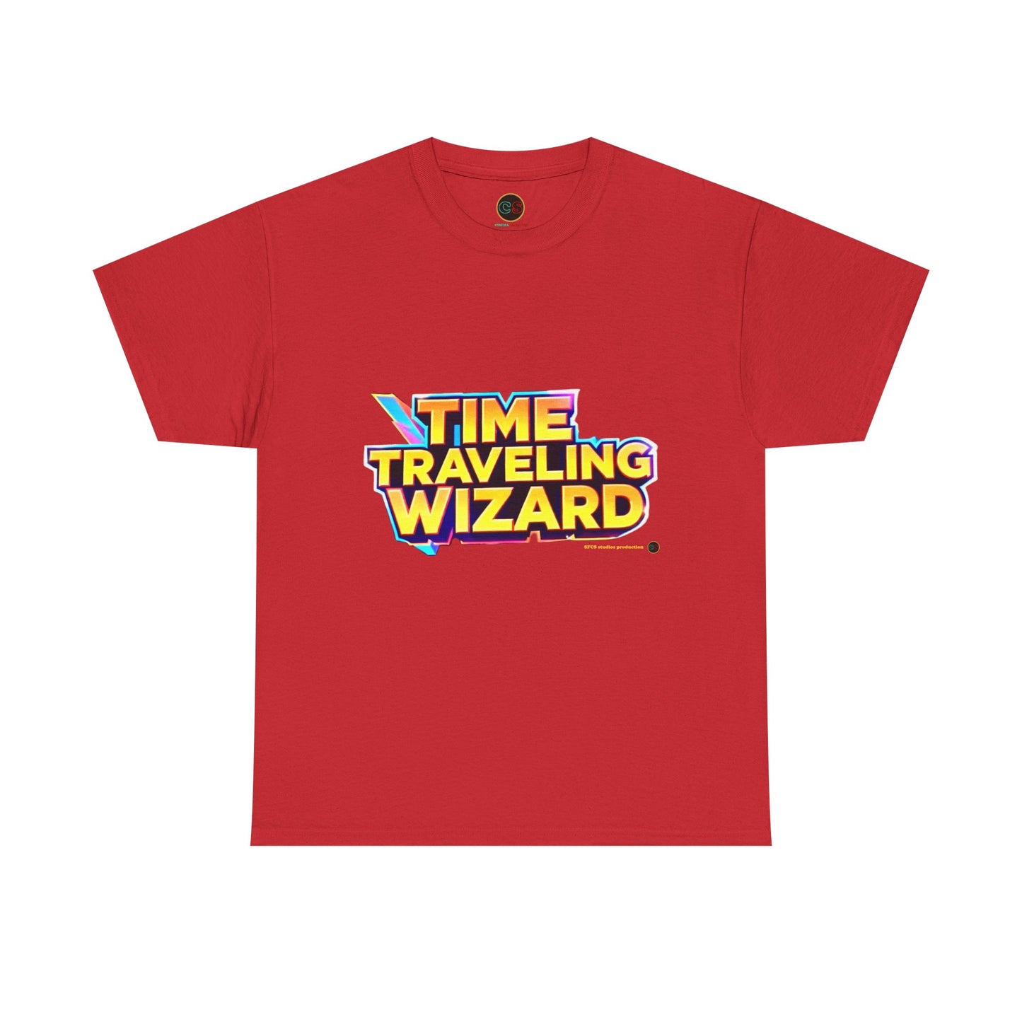Time Traveling Wizard - Unisex Heavy Cotton Tee - Cinema Siblings - The Abandons: The Worst Western Ever Made