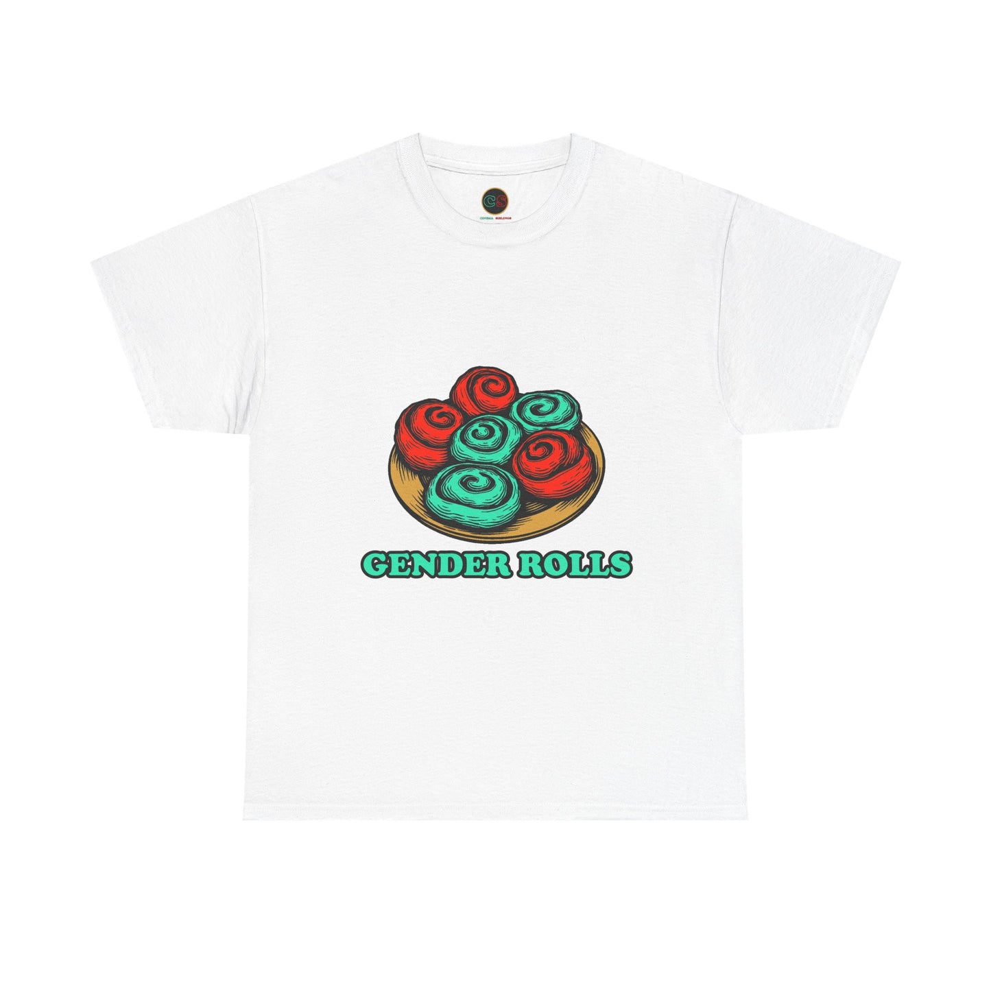 Gender Rolls - Unisex Heavy Cotton Tee Cinema Siblings - Stranger Things Hated Gender Roles