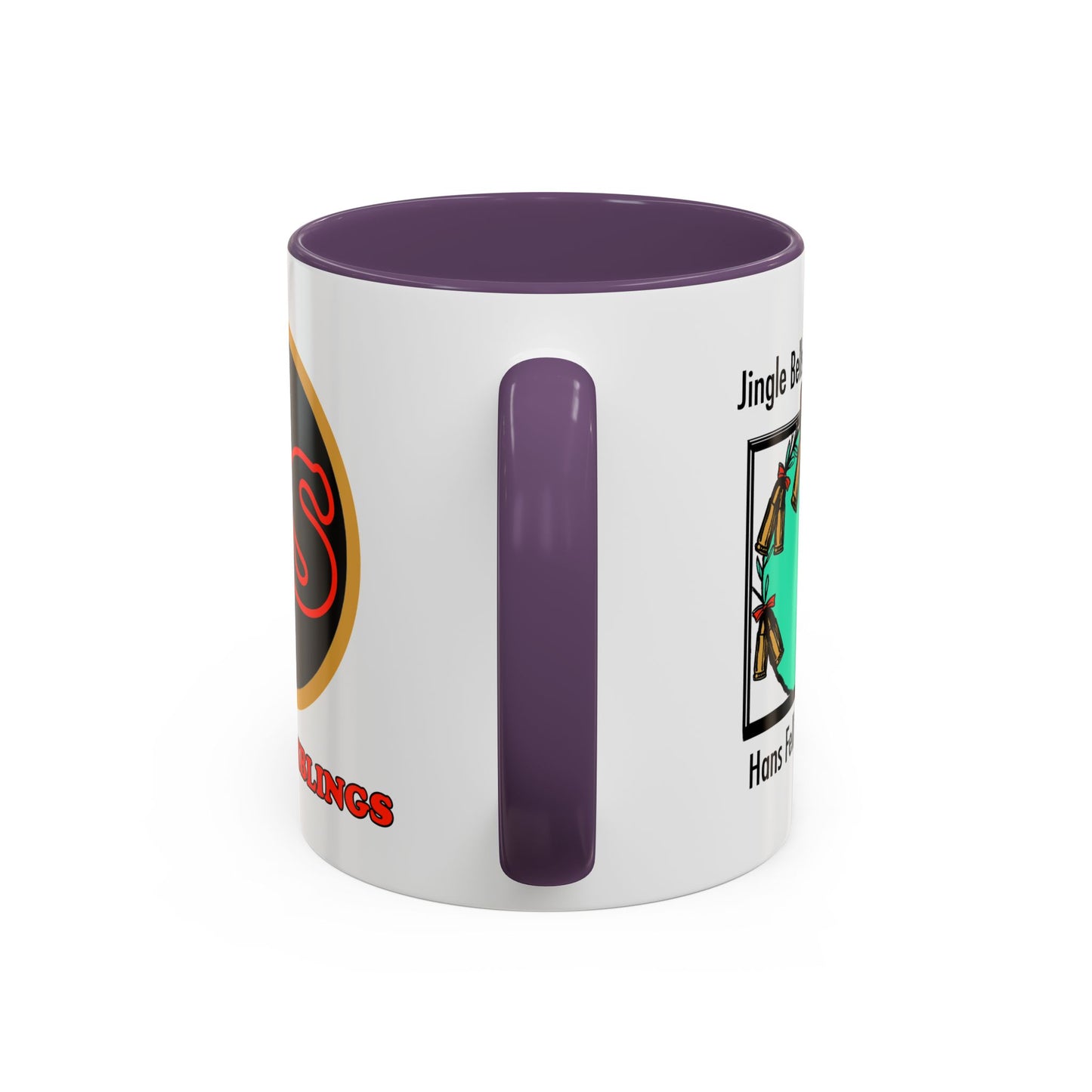 Jingle Shells Accent Coffee Mug Cinema Siblings Episode Die Hard - Is Holly the Bad Guy?