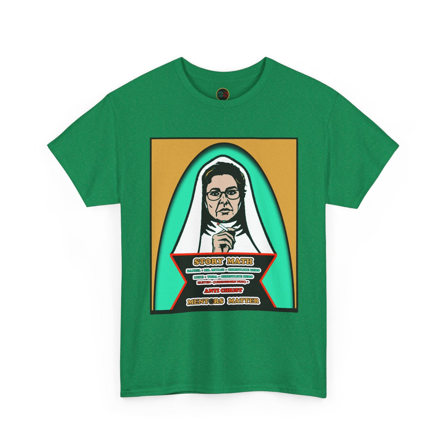 Mentors Matter - Unisex Heavy Cotton Tee Cinema Siblings - How Catholicism Could Have Saved Stranger Things