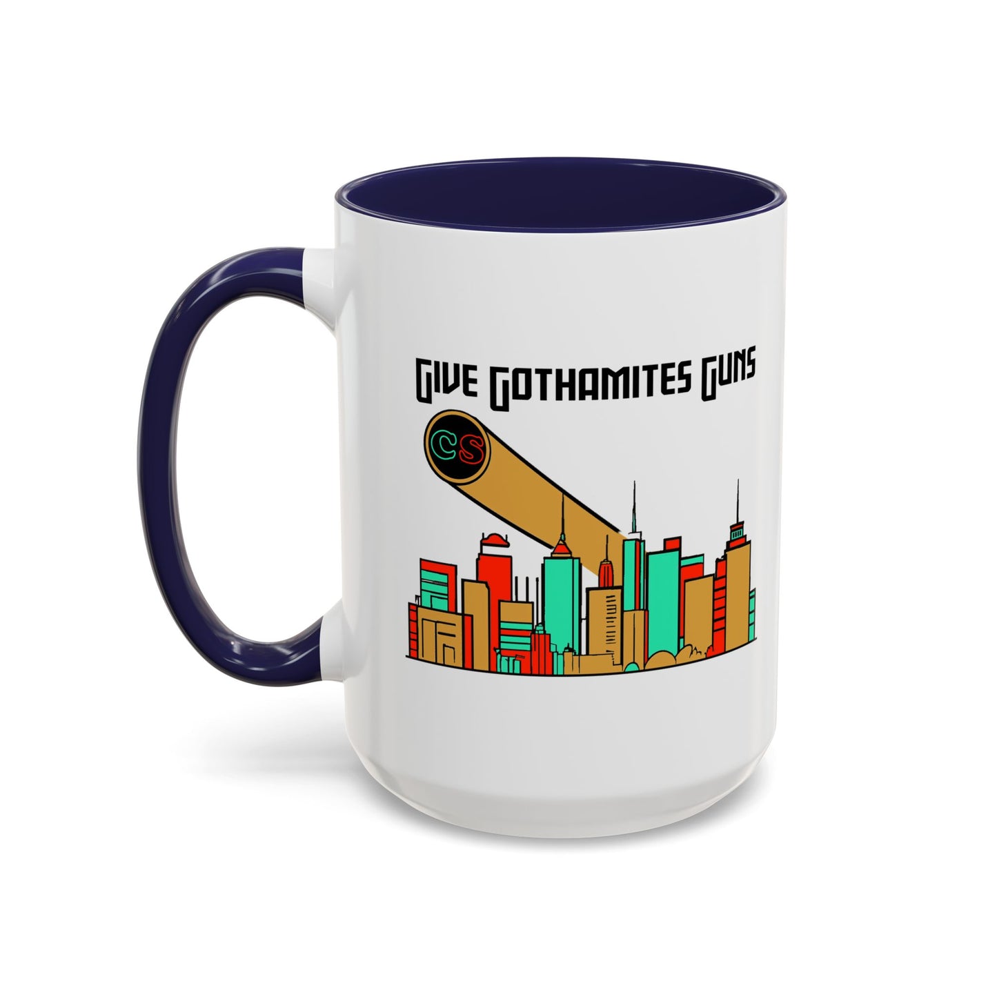 Give Gothamites Guns Accent Coffee Mug Cinema Siblings Episode Joker 2 - Anti-Anti-Hero