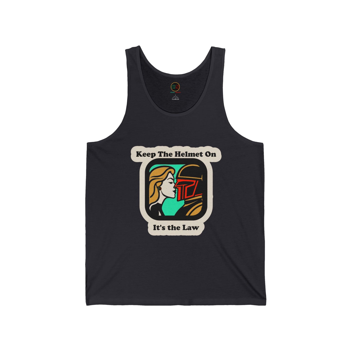 Keep the Helmet On Unisex Jersey Tank Cinema Siblings Episode Dredd The Perfect Reboot