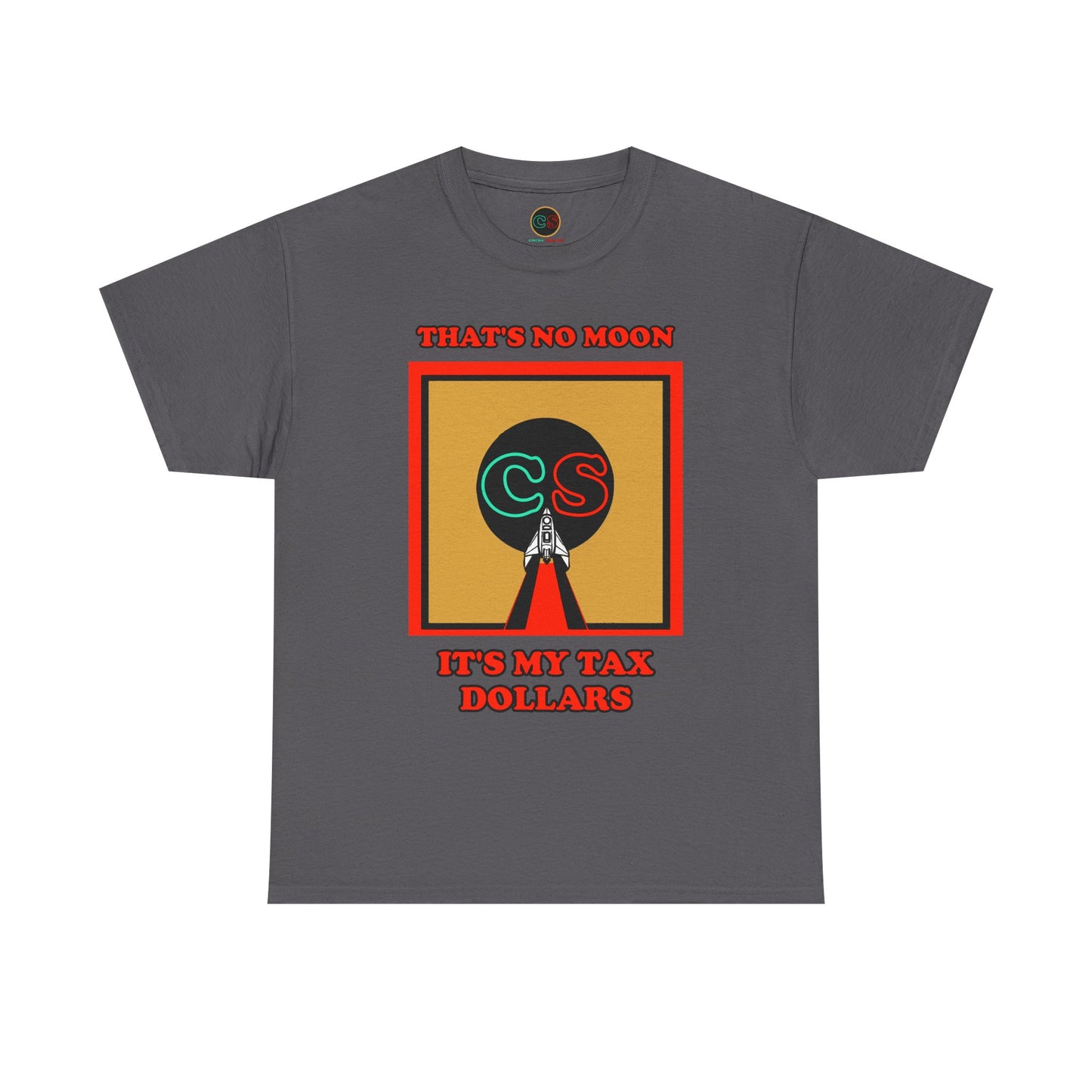 That's No Moon - Unisex Heavy Cotton Tee Cinema Siblings Happy Reviewers Compare Project Hail Mary Movie to the Book by Andy Weir