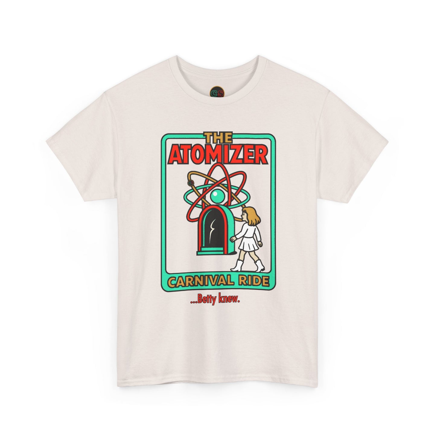 The Atomizer - Betty Knew - Unisex Heavy Cotton Tee - Splash, Mannequin & Weird Science 1980's Manic Pixie Dream Pygmalion