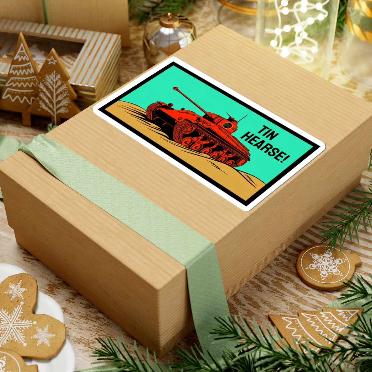 Tin Hearse! Cinema Siblings Stickers - Multiple Sizes -  Sahara (1942) - Moses or Aragon