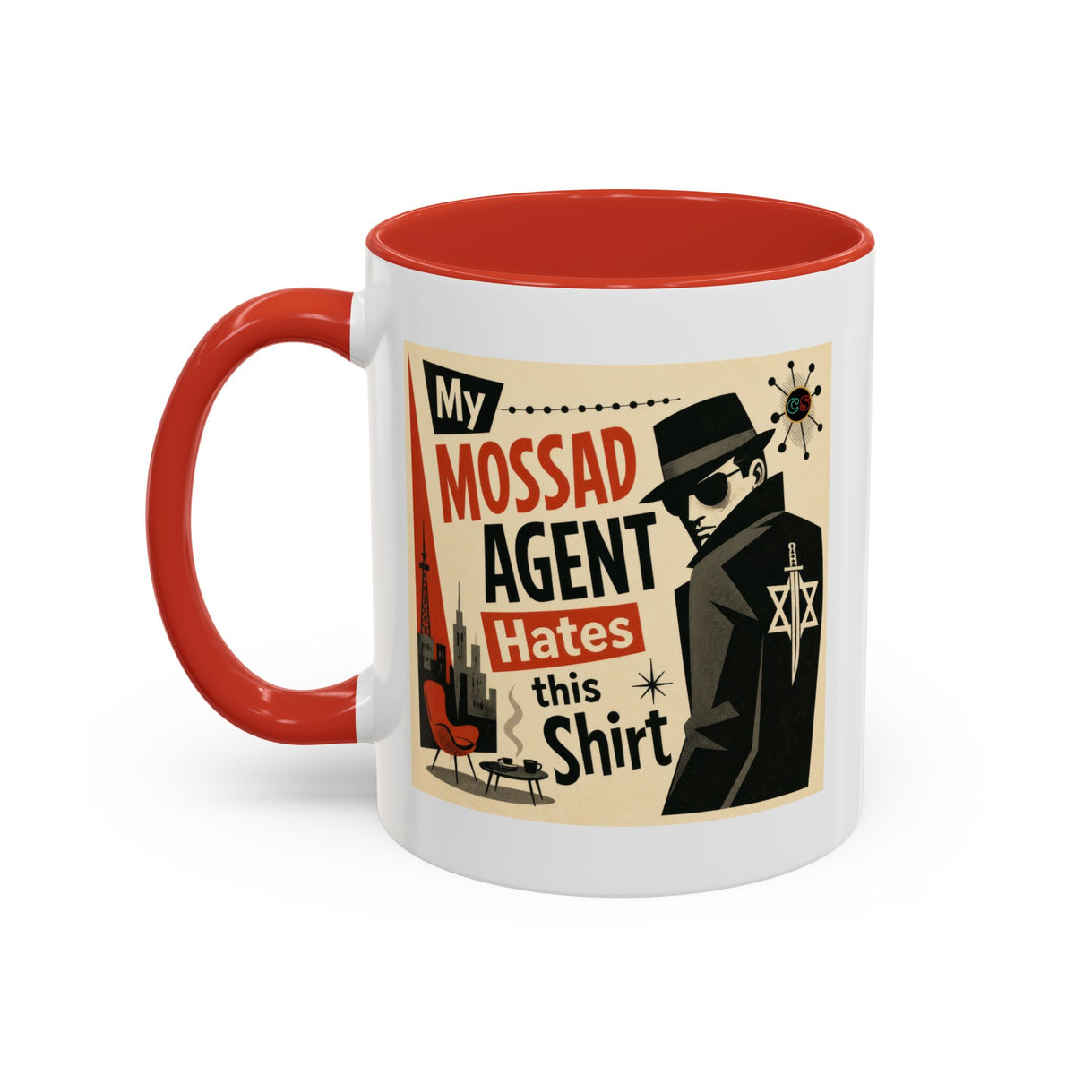 My Handler Hates This Shirt - Coffee Mug (11, 15oz) Cinema Siblings - But Who Influences Hollywood?