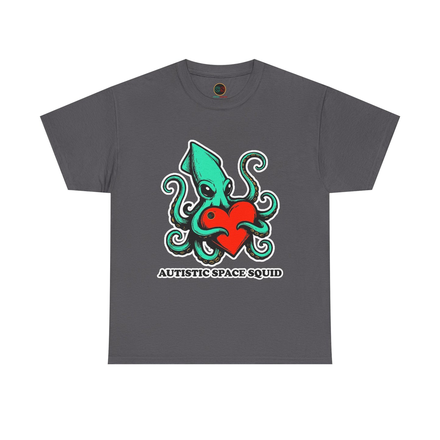 Autistic Space Squid Unisex Heavy Cotton Tee Cinema Siblings Galaxy Quest: The Search for Earnestness