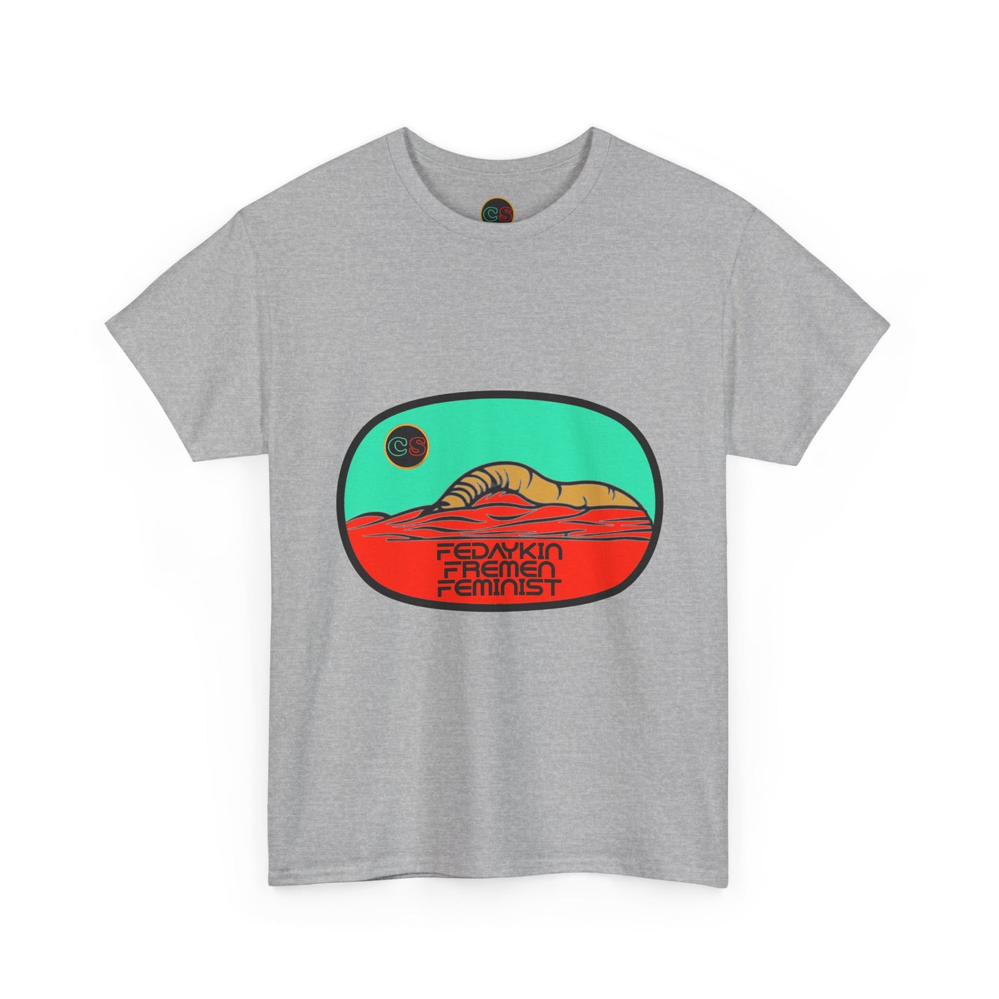 Sand Worm Surprise Unisex Heavy Cotton Tee Cinema Siblings Episode Dune - Lost in the Desert