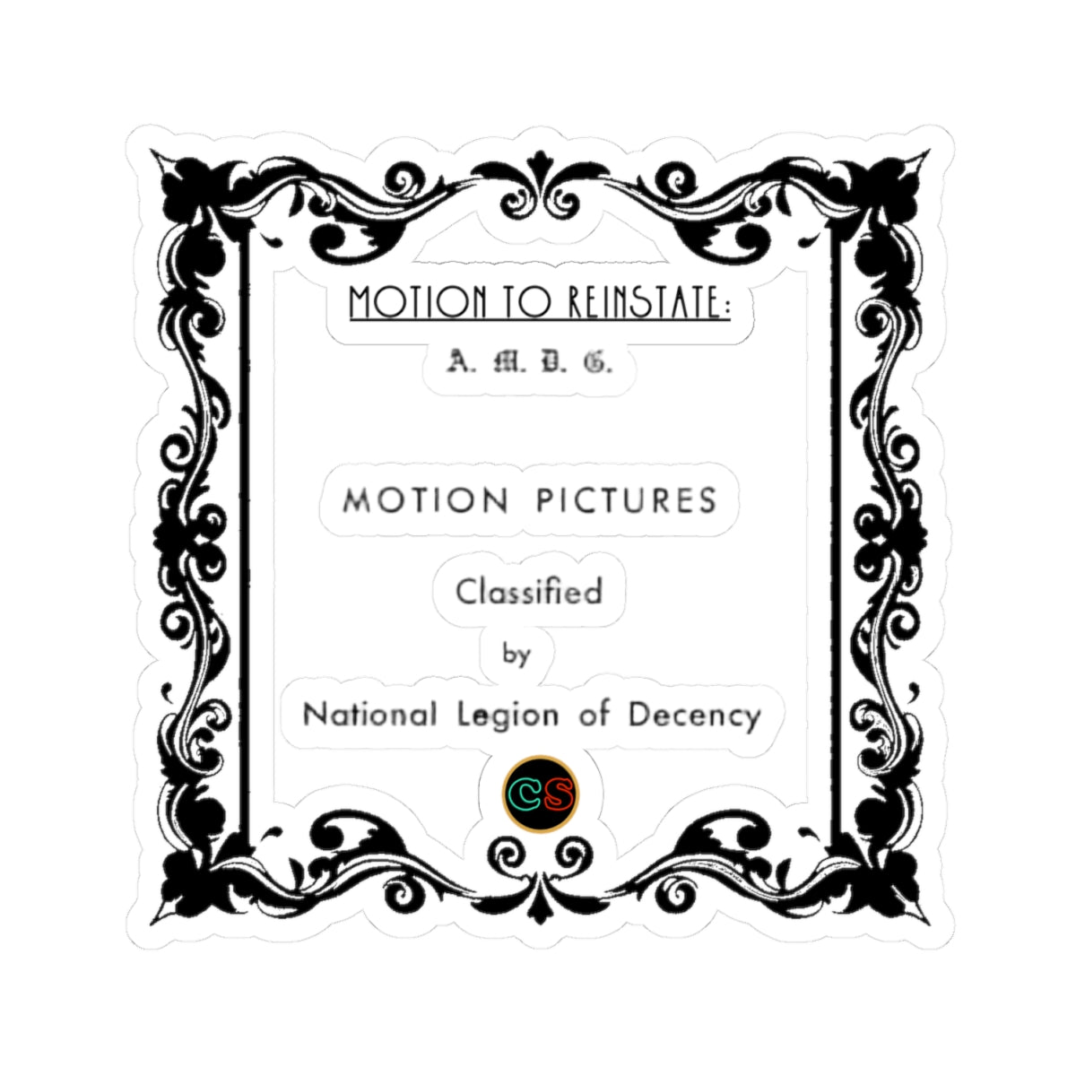 League of Decency - Cinema Siblings Stickers - Multiple Sizes - The Gay Gaze - How Hollywood Lost Touch with Audience Values
