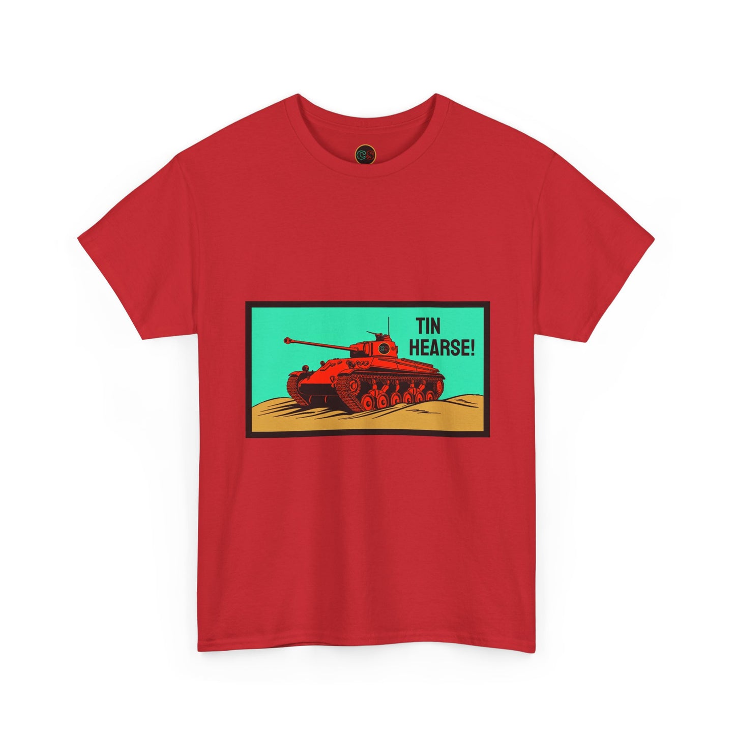 Tin Hearse!  Unisex Heavy Cotton Tee Cinema Siblings Sahara (1942) - Moses or Aragon
