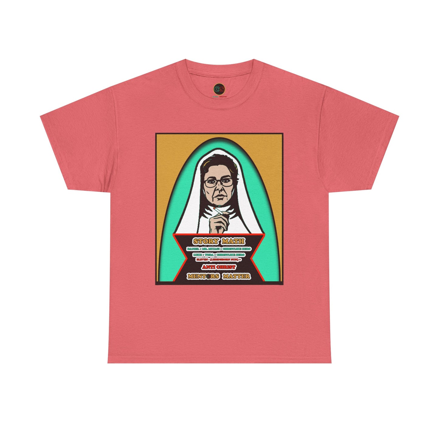 Mentors Matter - Unisex Heavy Cotton Tee Cinema Siblings - How Catholicism Could Have Saved Stranger Things