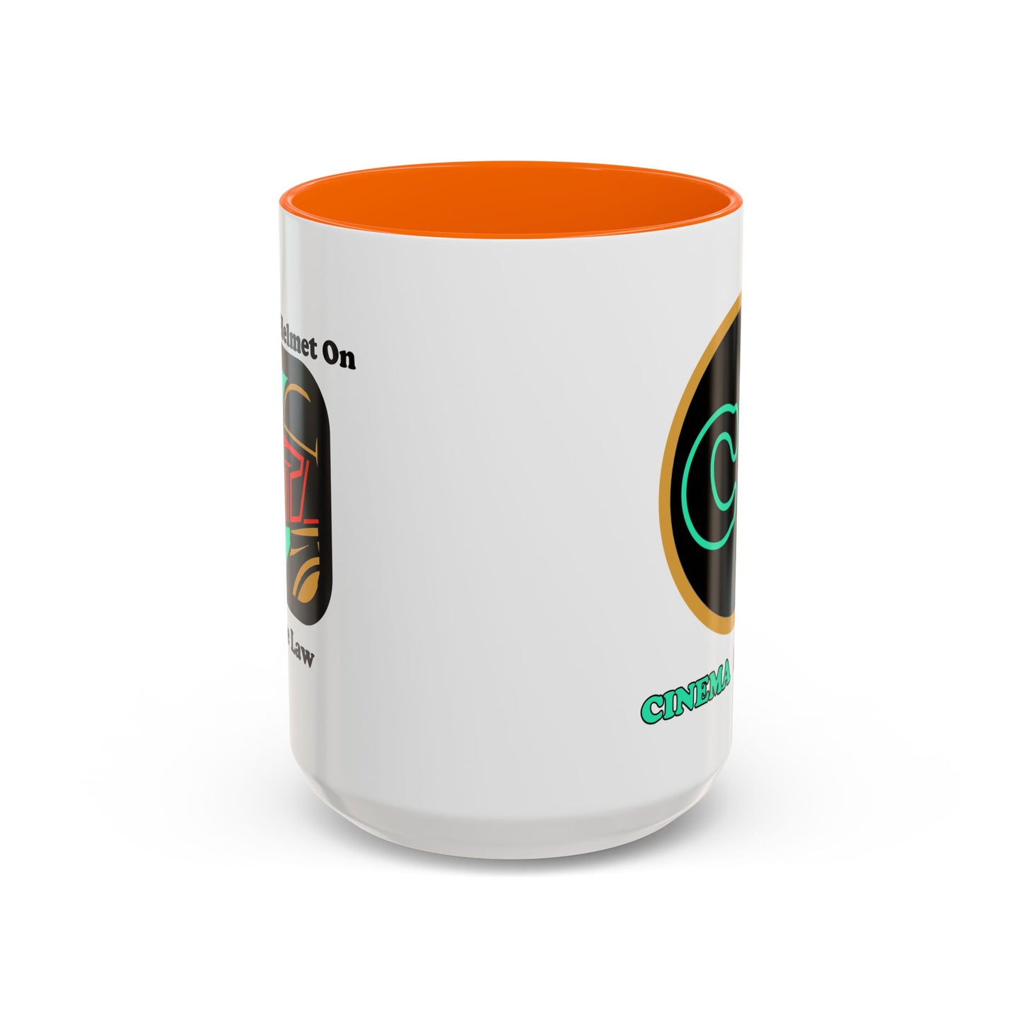 Keep the Helmet On Accent Coffee Mug Cinema Siblings Episode Dredd The Perfect Reboot