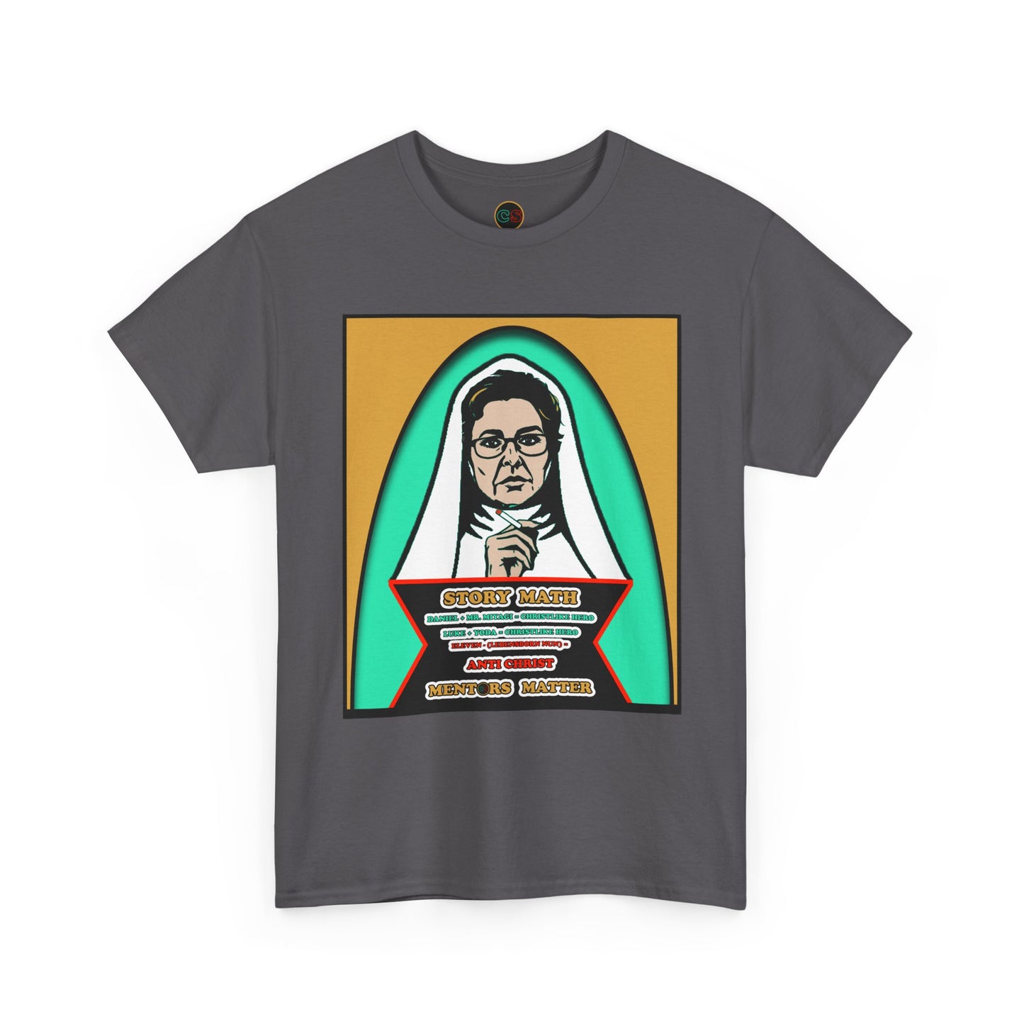 Mentors Matter - Unisex Heavy Cotton Tee Cinema Siblings - How Catholicism Could Have Saved Stranger Things