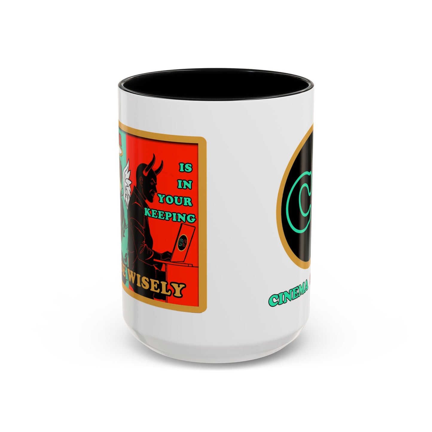 Keep Your Soul - Coffee Mug (11, 15oz) Cinema Siblings - Hackers (1995) - Hope Against AI Hegemony