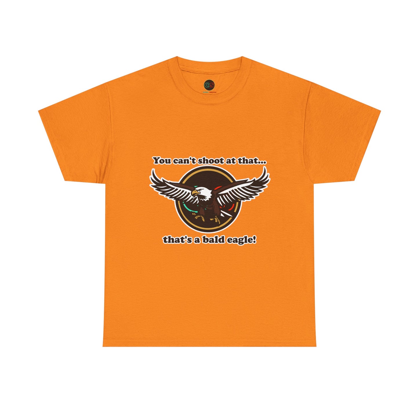 That's a Bald Eagle! Unisex Heavy Cotton Tee Cinema Siblings Peacemaker - Demeaning the Hero