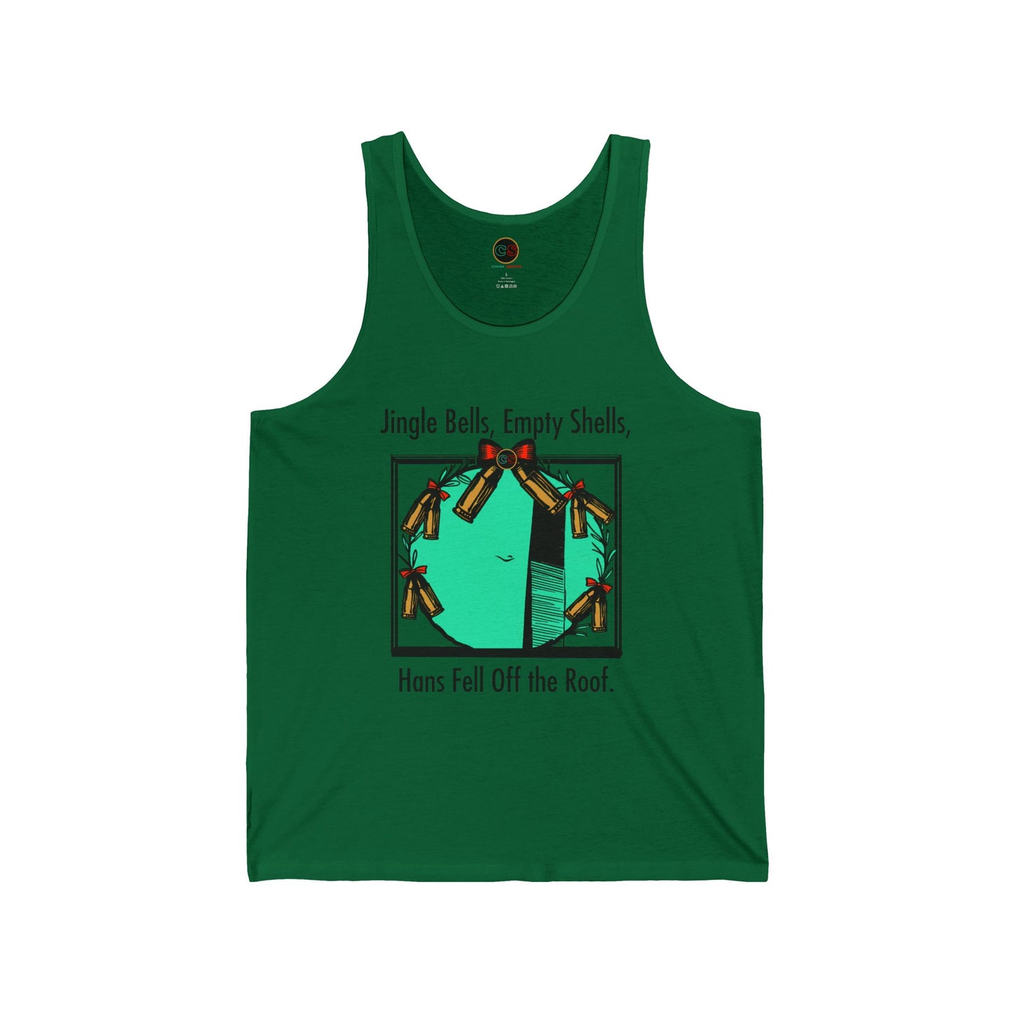 Jingle Shells Unisex Jersey Tank Cinema Siblings Episode Die Hard - Is Holly the Bad Guy?