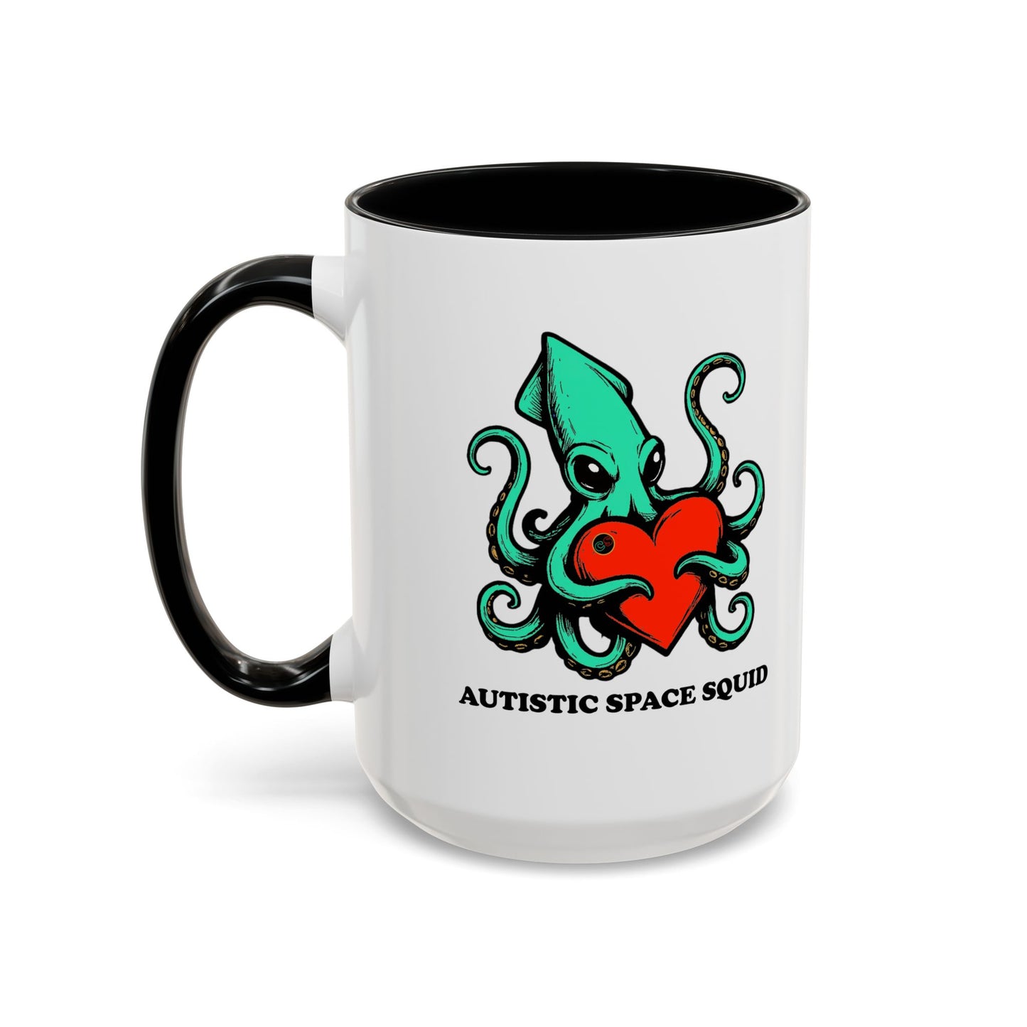 Autistic Space Squid Coffee Mug (11, 15oz) Cinema Siblings Galaxy Quest: The Search for Earnestness