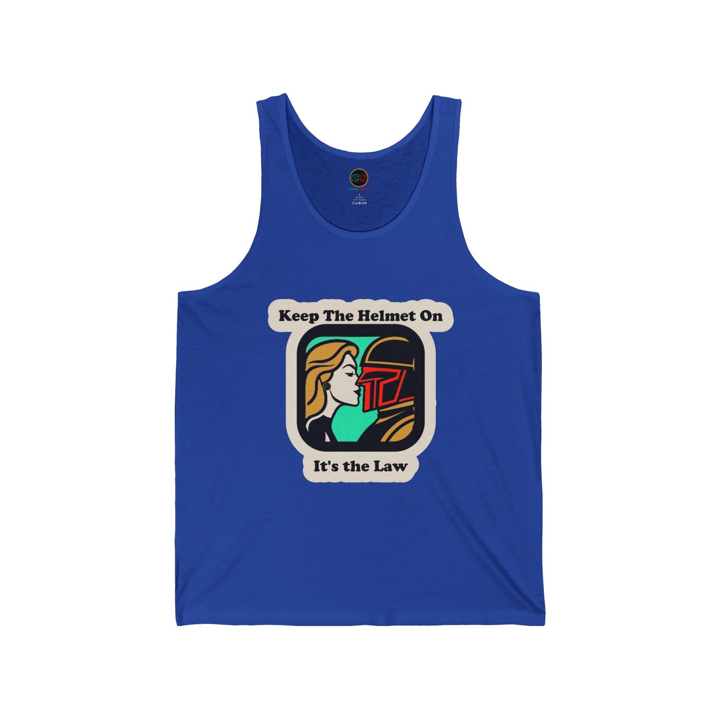 Keep the Helmet On Unisex Jersey Tank Cinema Siblings Episode Dredd The Perfect Reboot