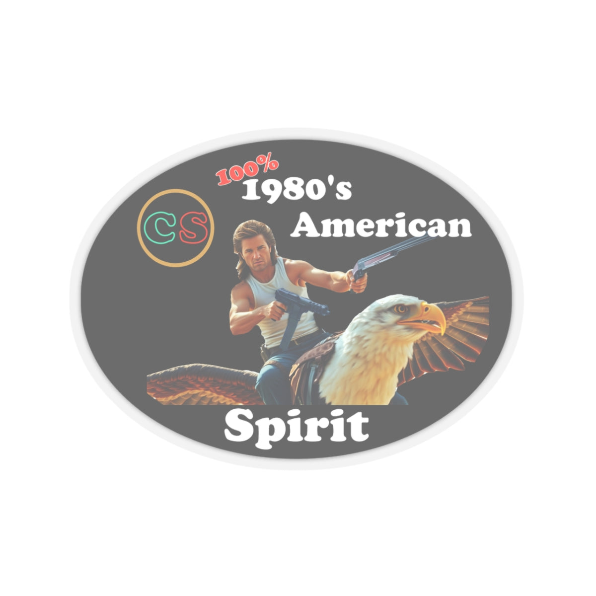 100% 1980s American Spirit Cinema Siblings Stickers - Multiple Sizes -  Episode Big Trouble in Little China - The MOST American Movie