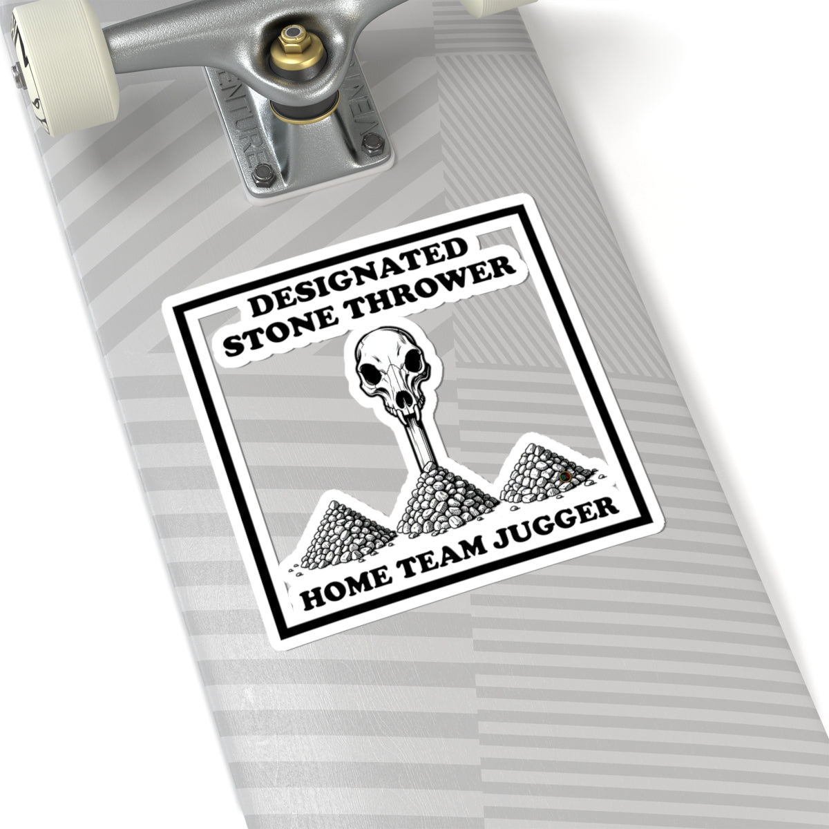 Designated Stone Thrower - Cinema Siblings Stickers - Multiple Sizes - The Blood of Heroes - A Post Apocalyptic Rose by Any Name
