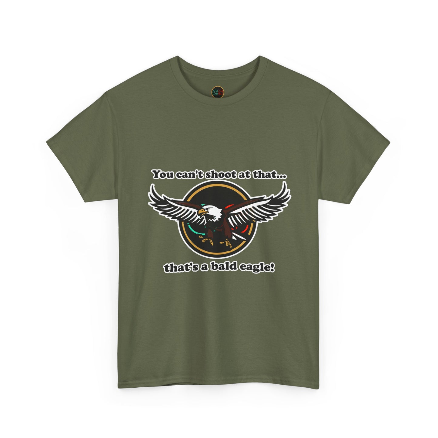That's a Bald Eagle! Unisex Heavy Cotton Tee Cinema Siblings Peacemaker - Demeaning the Hero