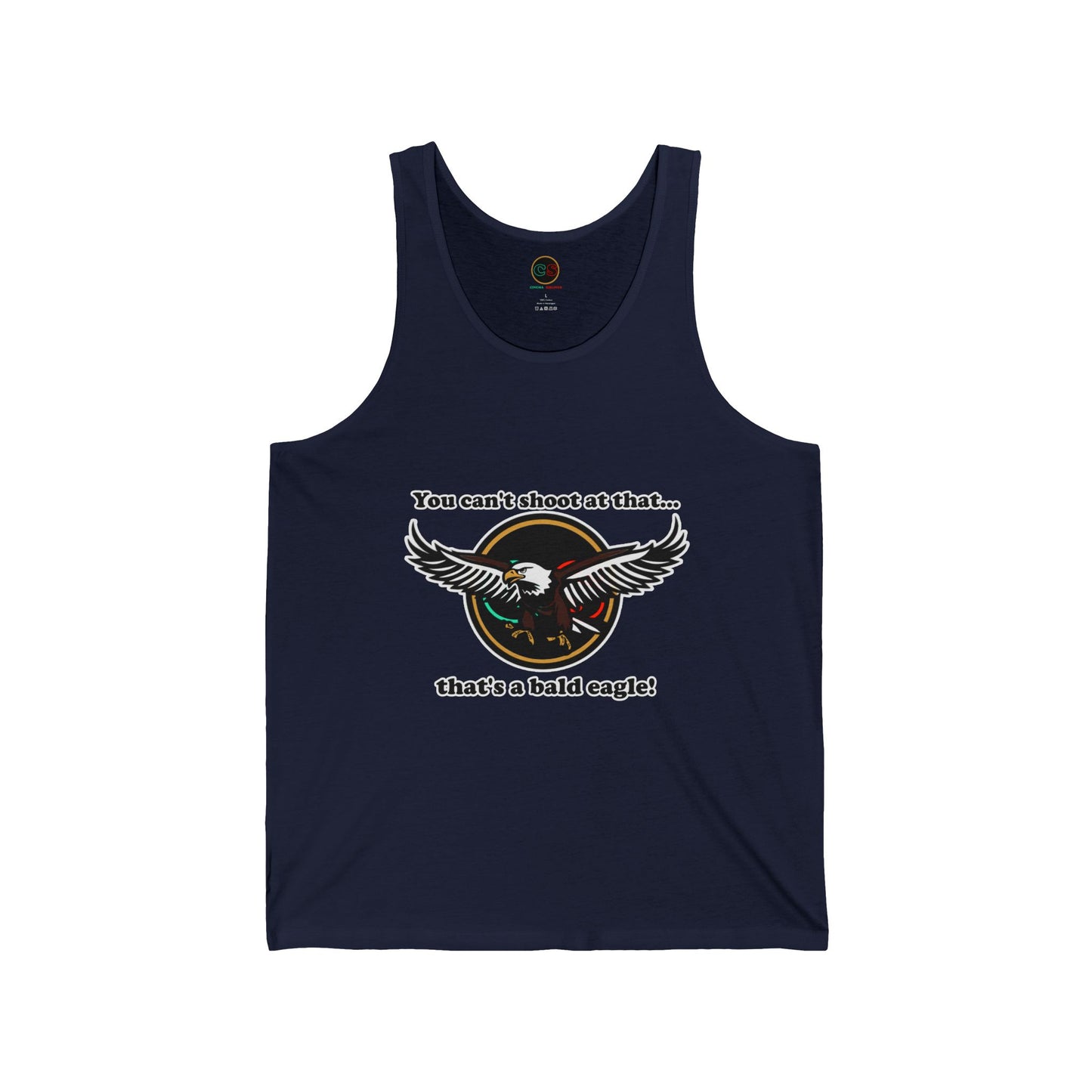 That's a Bald Eagle! Unisex Jersey Tank Cinema Siblings Peacemaker - Demeaning the Hero
