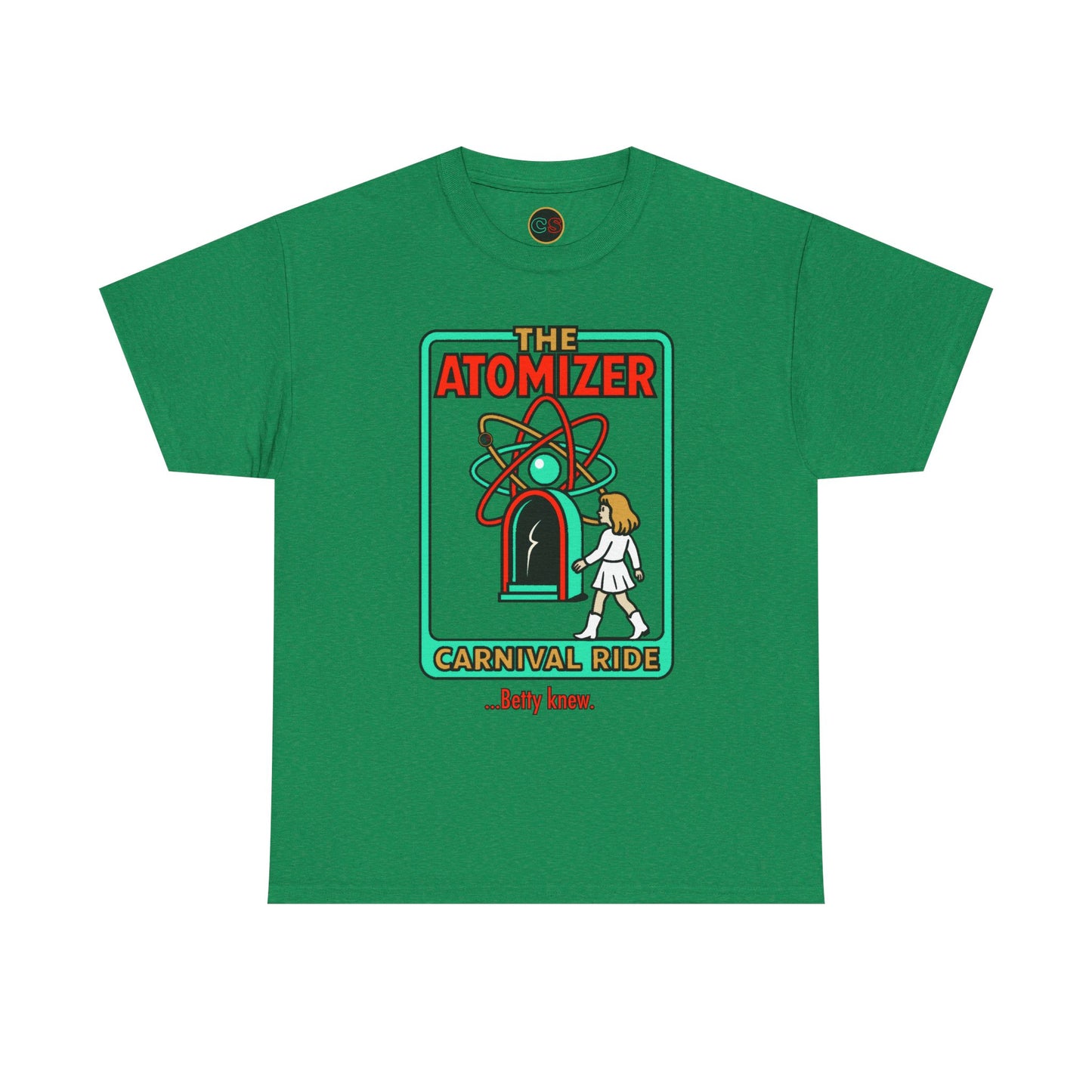 The Atomizer - Betty Knew - Unisex Heavy Cotton Tee - Splash, Mannequin & Weird Science 1980's Manic Pixie Dream Pygmalion