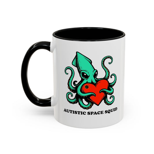 Autistic Space Squid Coffee Mug (11, 15oz) Cinema Siblings Galaxy Quest: The Search for Earnestness