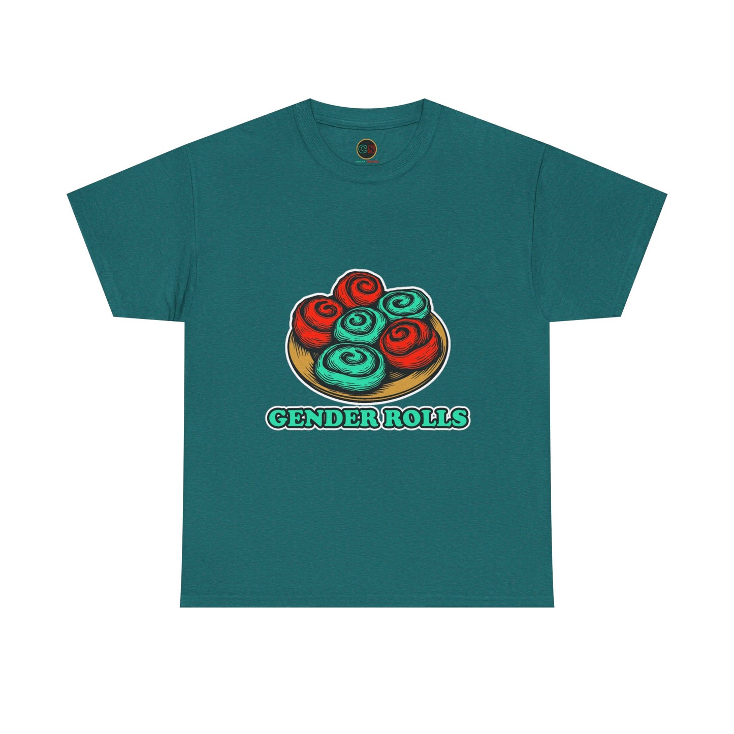 Gender Rolls - Unisex Heavy Cotton Tee Cinema Siblings - Stranger Things Hated Gender Roles
