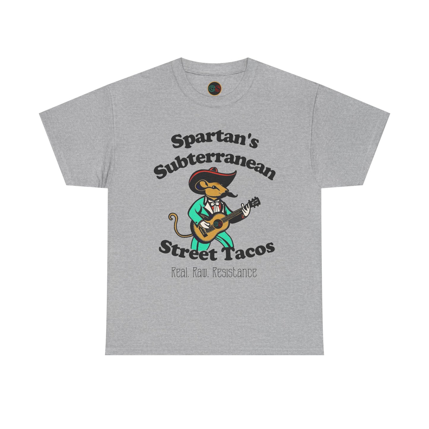 Spartan's Subterranean Tacos - Unisex Heavy Cotton Tee - Demolition Man Practically Prophesy
