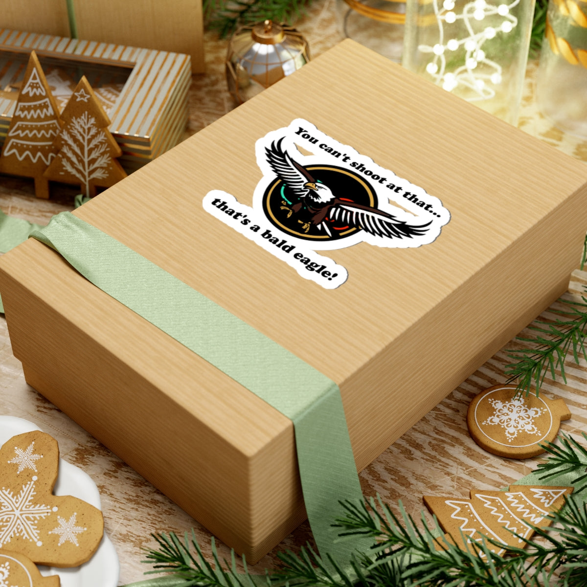 That's a Bald Eagle! Cinema Siblings Stickers - Multiple Sizes - Peacemaker - Demeaning the Hero