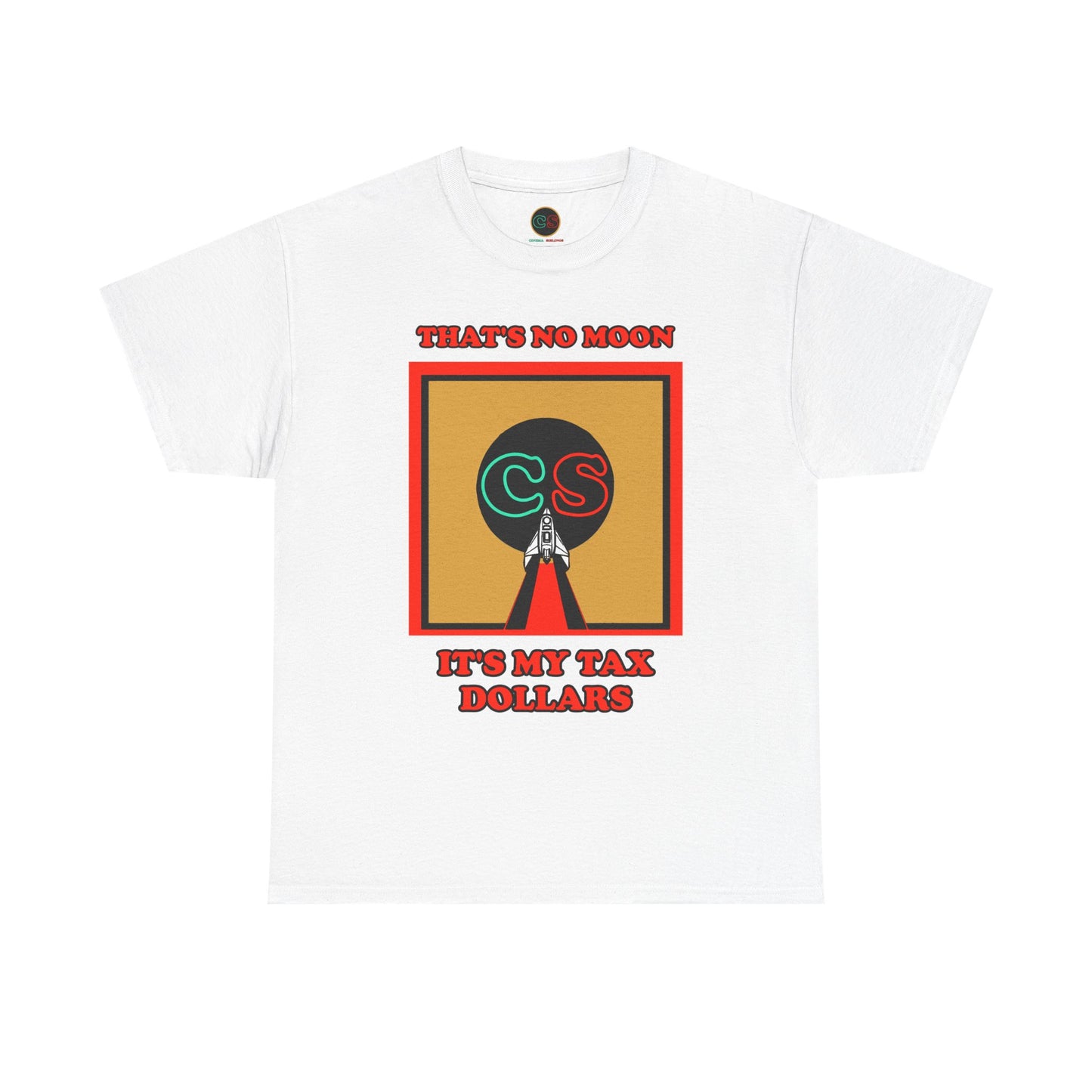 That's No Moon - Unisex Heavy Cotton Tee Cinema Siblings Happy Reviewers Compare Project Hail Mary Movie to the Book by Andy Weir