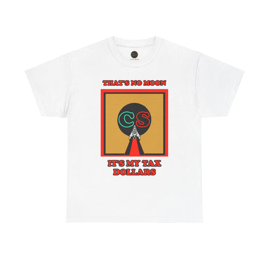 That's No Moon - Unisex Heavy Cotton Tee Cinema Siblings Happy Reviewers Compare Project Hail Mary Movie to the Book by Andy Weir