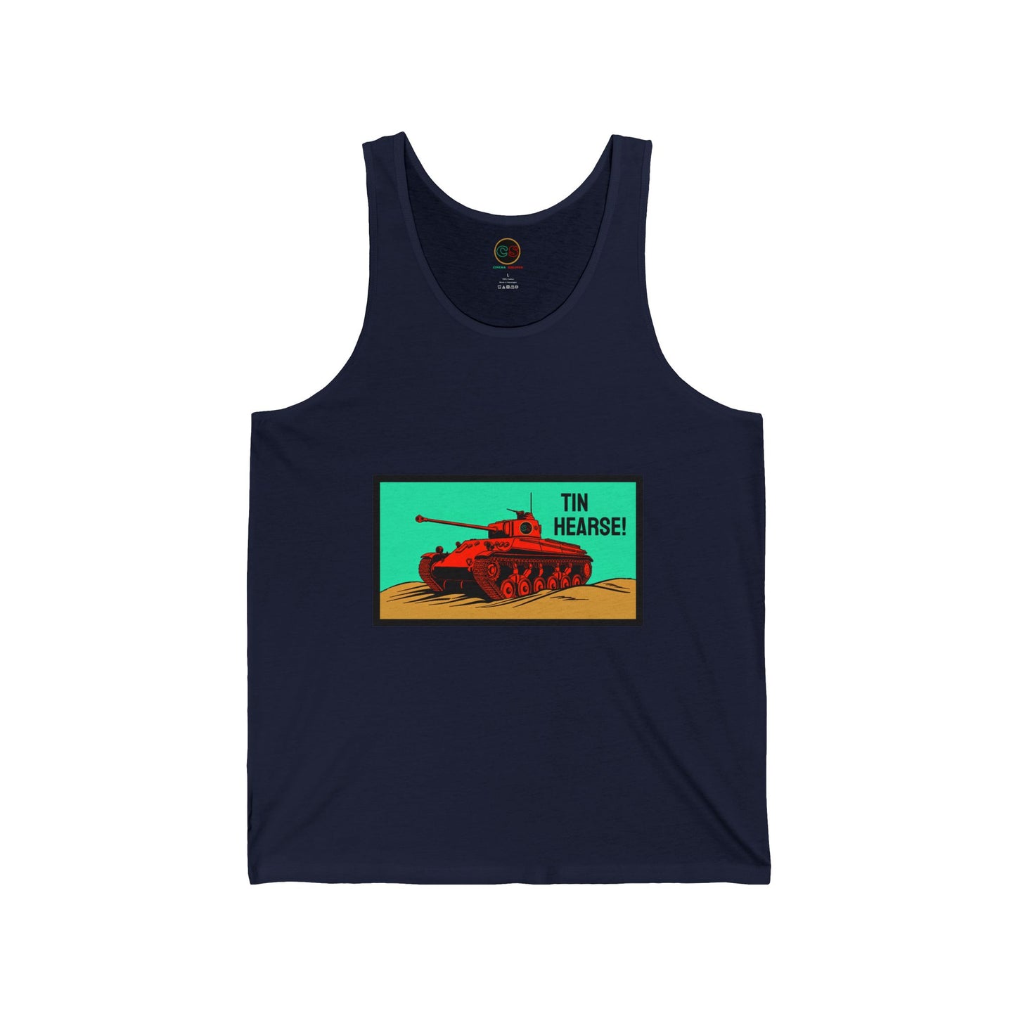 Tin Hearse! Unisex Jersey Tank Cinema Siblings Sahara (1942) - Moses or Aragon