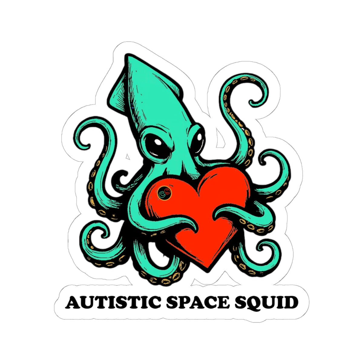 Autistic Space Squid Cinema Siblings Stickers - Multiple Sizes -  Galaxy Quest: The Search for Earnestness