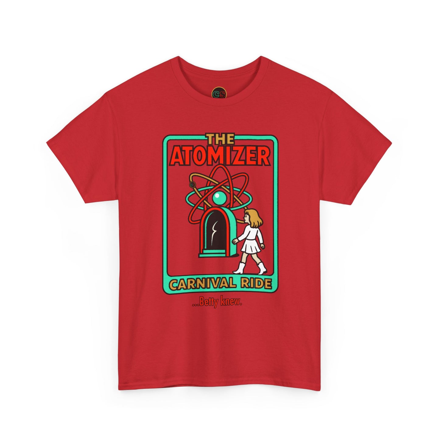 The Atomizer - Betty Knew - Unisex Heavy Cotton Tee - Splash, Mannequin & Weird Science 1980's Manic Pixie Dream Pygmalion