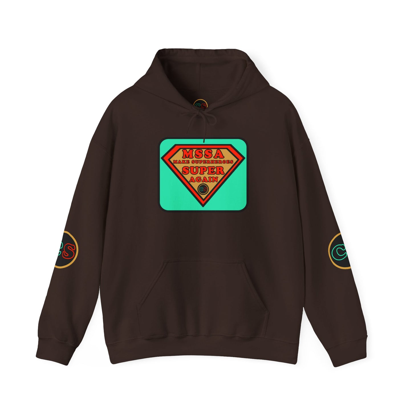 MSSA - Make Superheroes Super Again Hoodie Hooded Sweatshirt Cinema Siblings SUPERMAN: Donner, Snyder & Gunn - The Purpose of Power