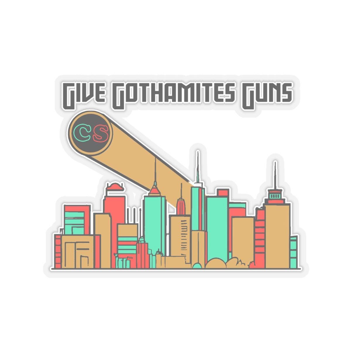 Give Gothamites Guns - Cinema Siblings Stickers - Multiple Sizes -  Episode Joker 2 - Martyring The Accidental Hero