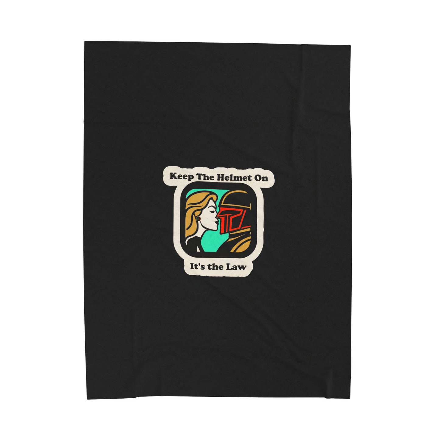 Keep the Helmet On Cinema Siblings Velveteen Plush Blanket - BLACK - Dredd  The Perfect Reboot