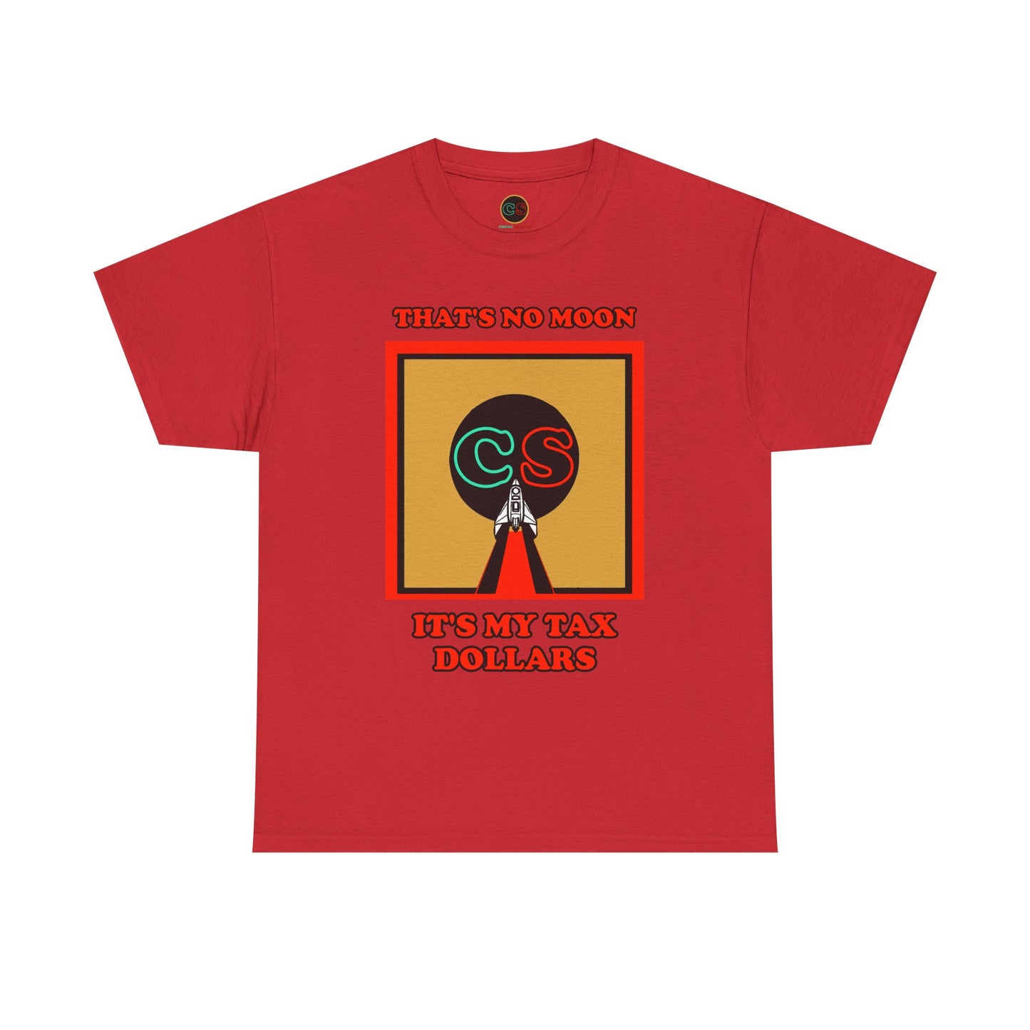 That's No Moon - Unisex Heavy Cotton Tee Cinema Siblings Happy Reviewers Compare Project Hail Mary Movie to the Book by Andy Weir