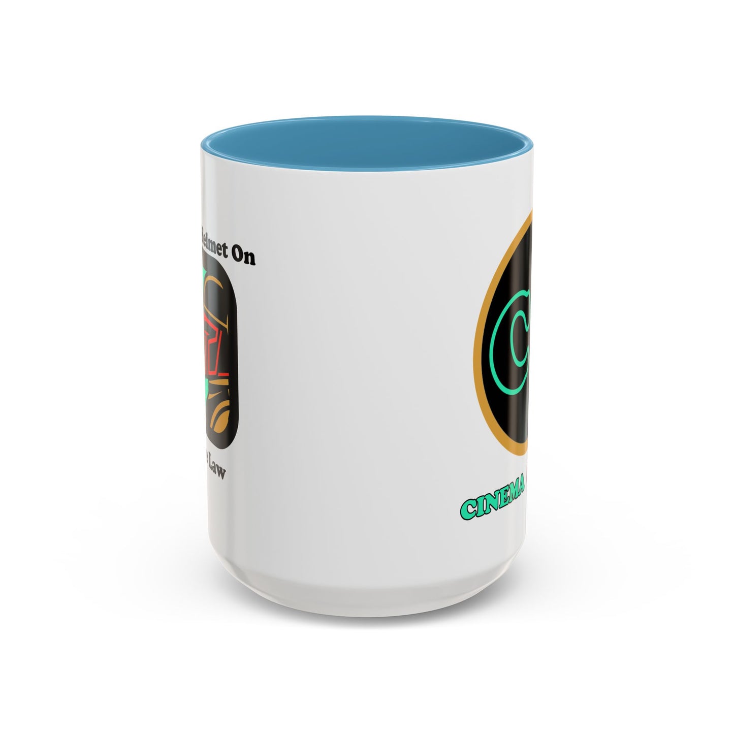 Keep the Helmet On Accent Coffee Mug Cinema Siblings Episode Dredd The Perfect Reboot