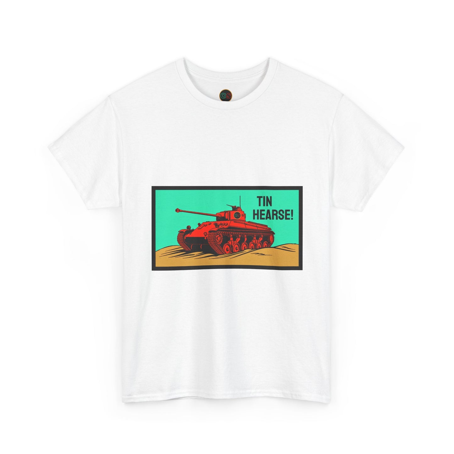 Tin Hearse!  Unisex Heavy Cotton Tee Cinema Siblings Sahara (1942) - Moses or Aragon