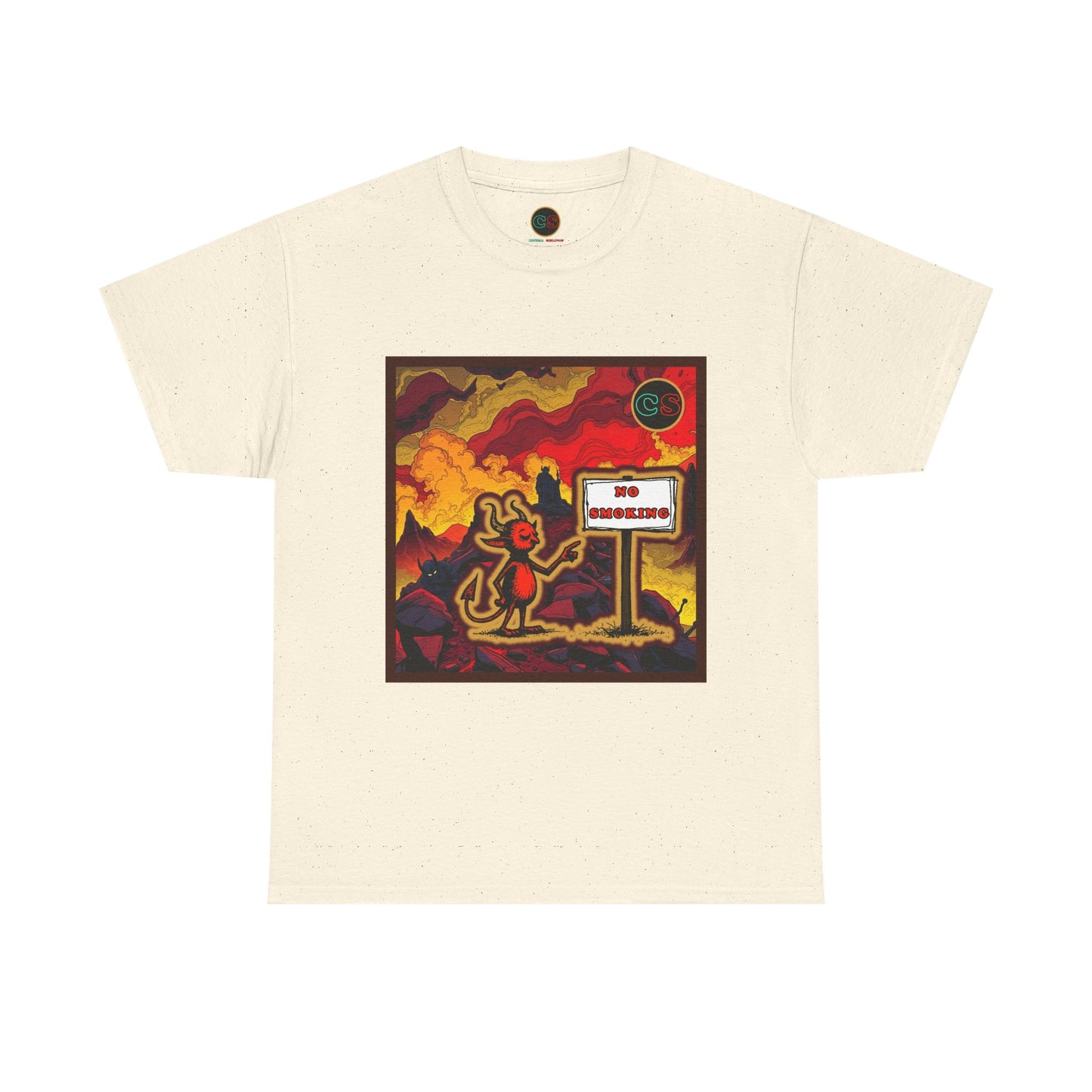No Smoking - Unisex Heavy Cotton Tee Cinema Siblings - Stranger Things Seasons 3-5... set in Hell?